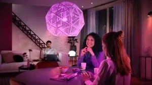 Philips Hue A19 smart bulb lifestyle scene