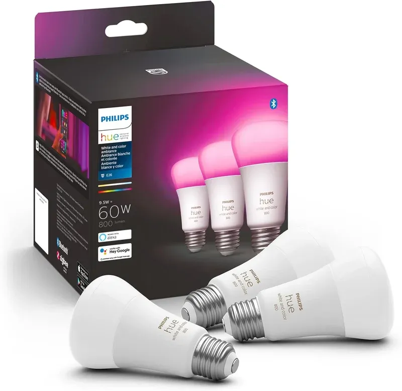 Philips Hue Smart 60W A19 - LED Bulb Voice Control