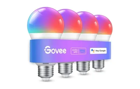Govee Smart Light Bulbs - RGBWW Color Changing 4-Pack