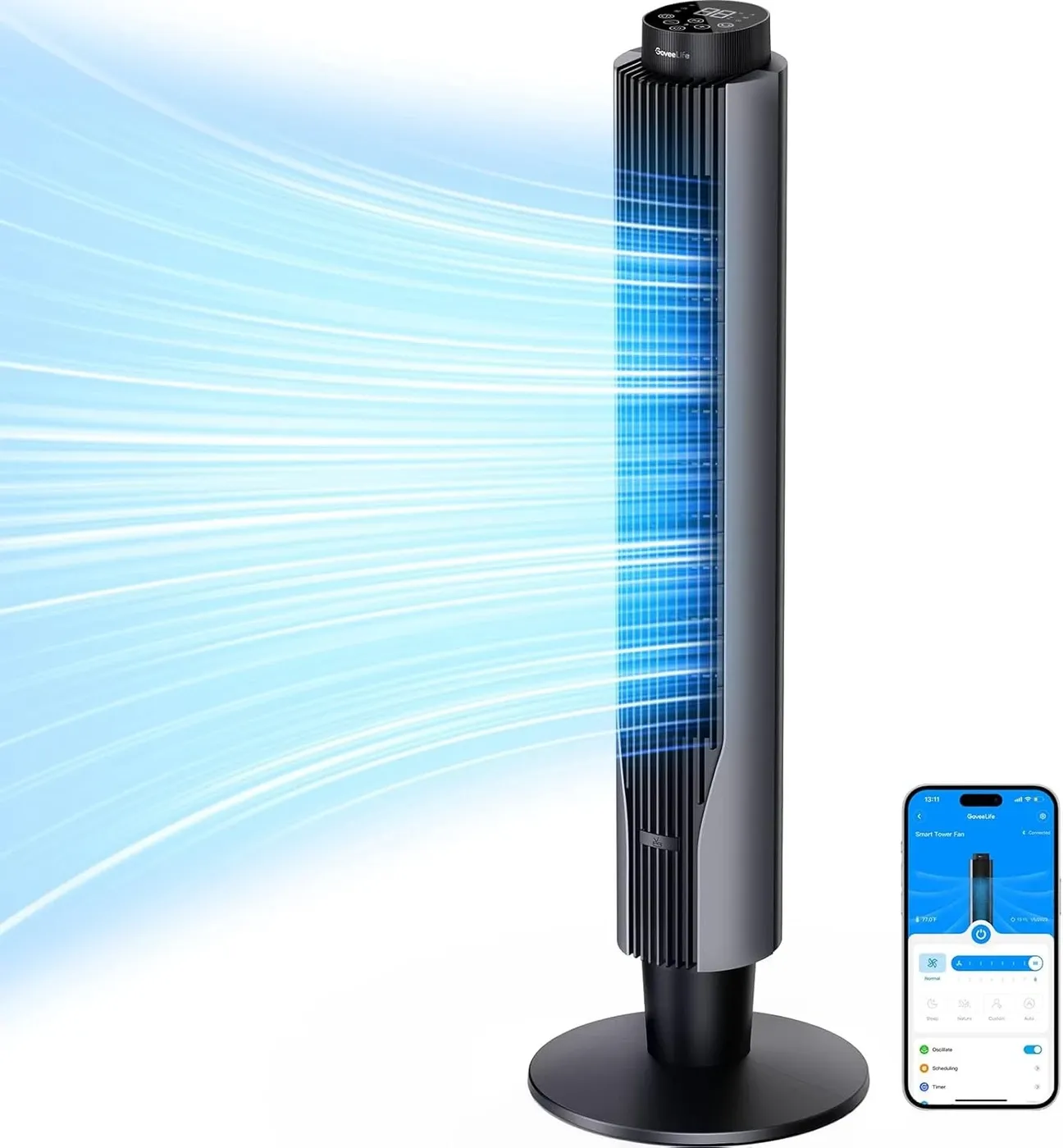 Govee Smart Tower Fan 2 - Connected Comfort Cooling