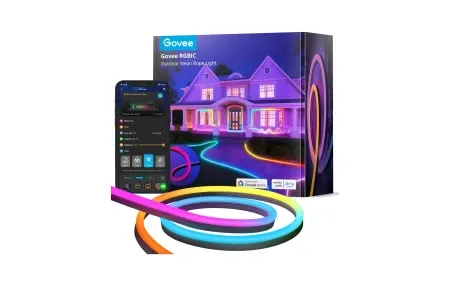 Govee RGBIC Outdoor Neon Rope Light - Smart Lighting