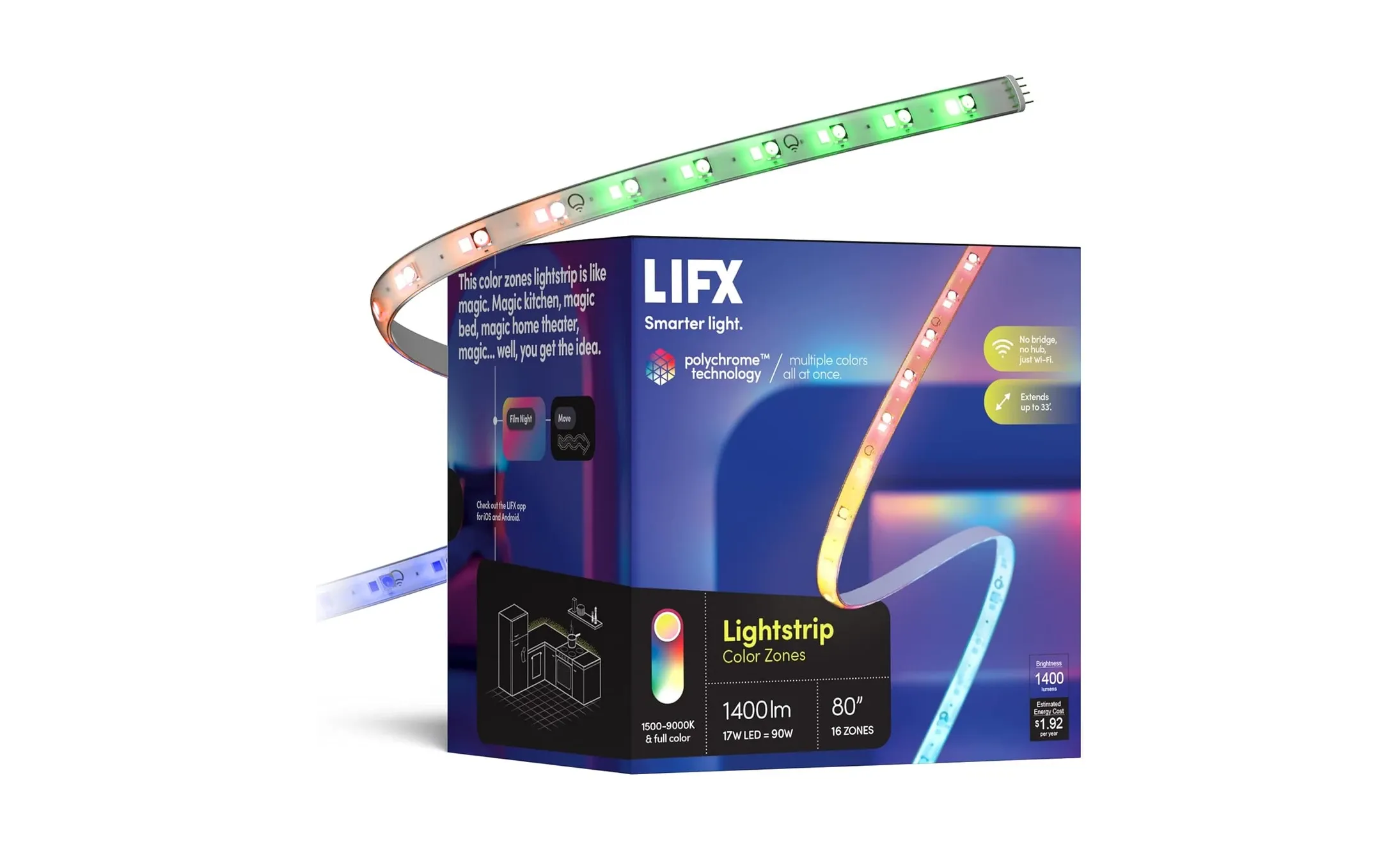 Illuminate Your Space with LIFX Lightstrip 80" Kit