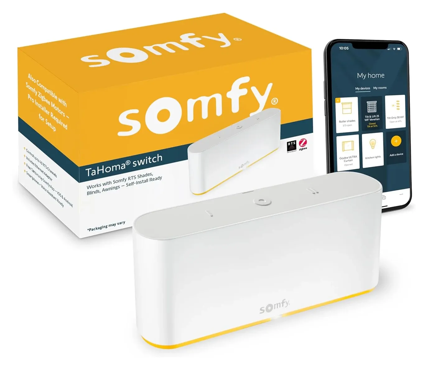 Somfy TaHoma Switch Package and App