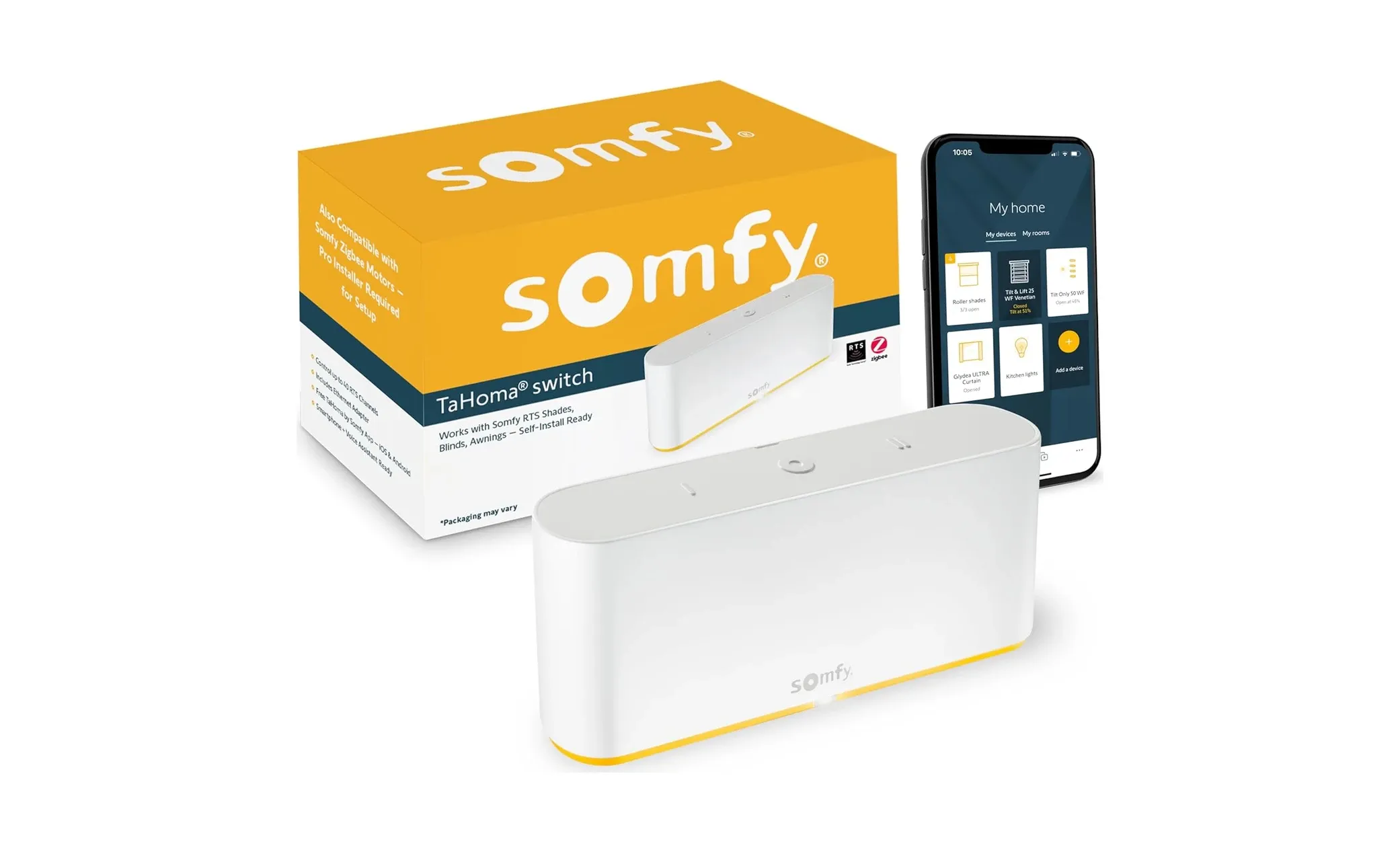 Somfy TaHoma Switch Hub for Motorized Blinds and Shades