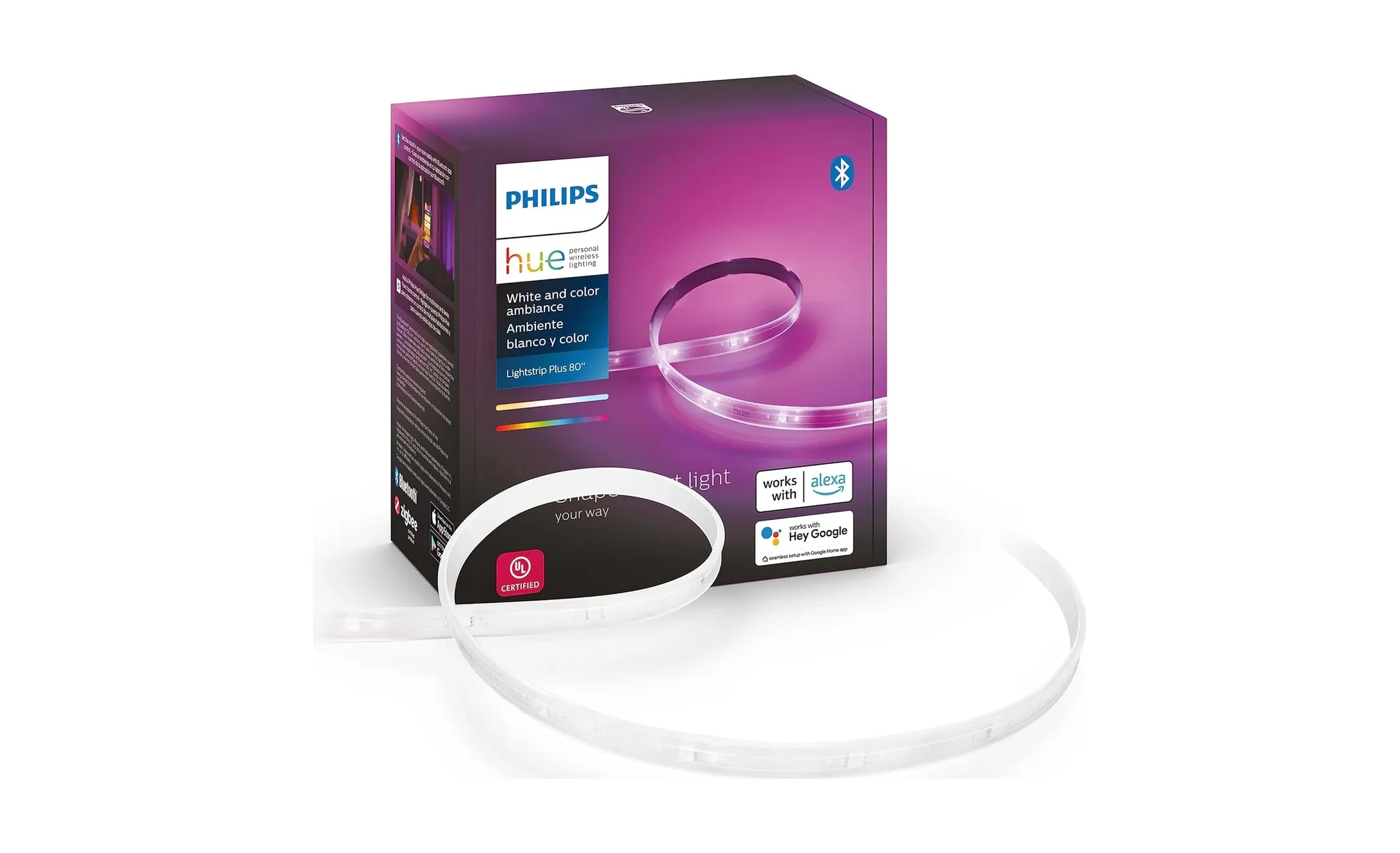 Philips Hue Lightstrip Plus - Flexible Lighting Solution