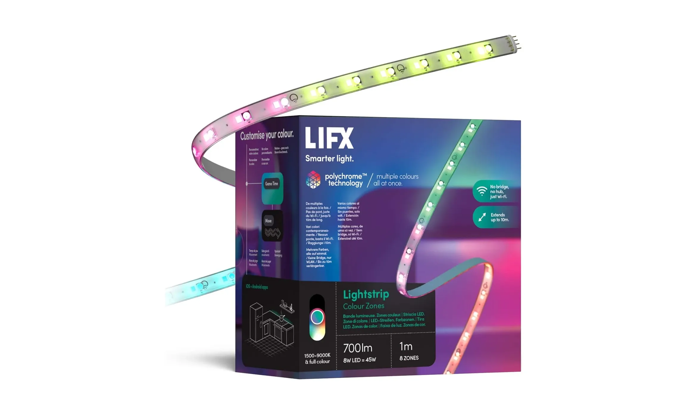 LIFX Z TV Wi-Fi Smart LED Light Strip - Illuminate Space