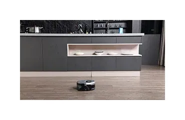 ILIFE A11 in kitchen during cleaning session
