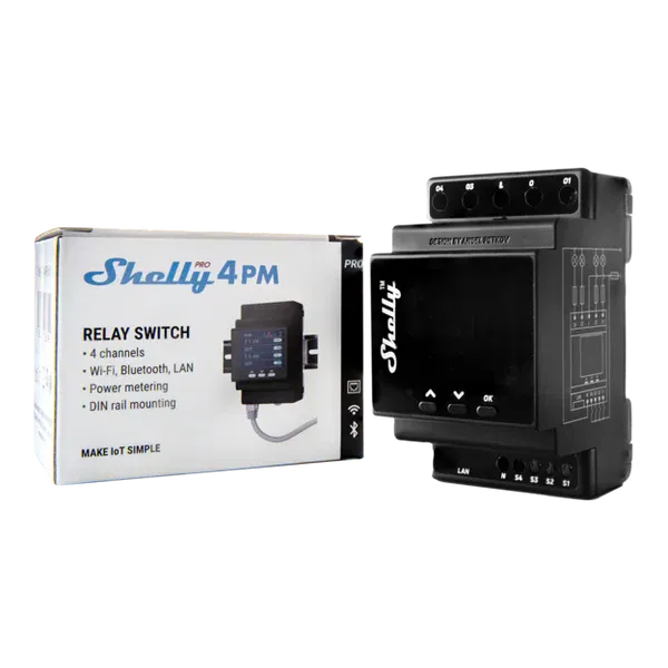 Shelly Pro 4PM Product View