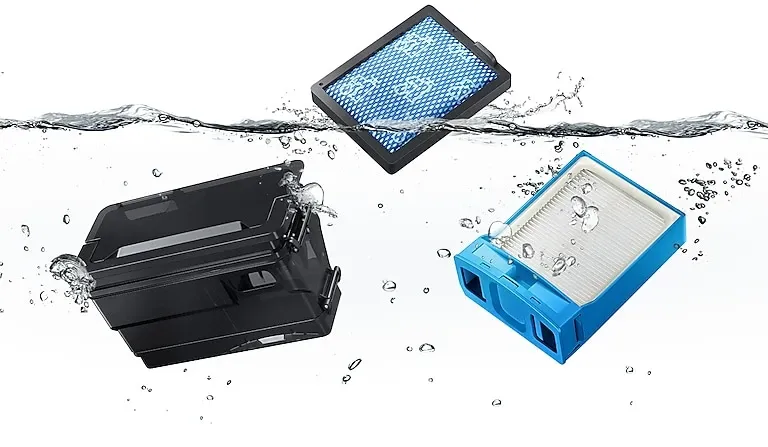 Fully washable dustbin demonstration