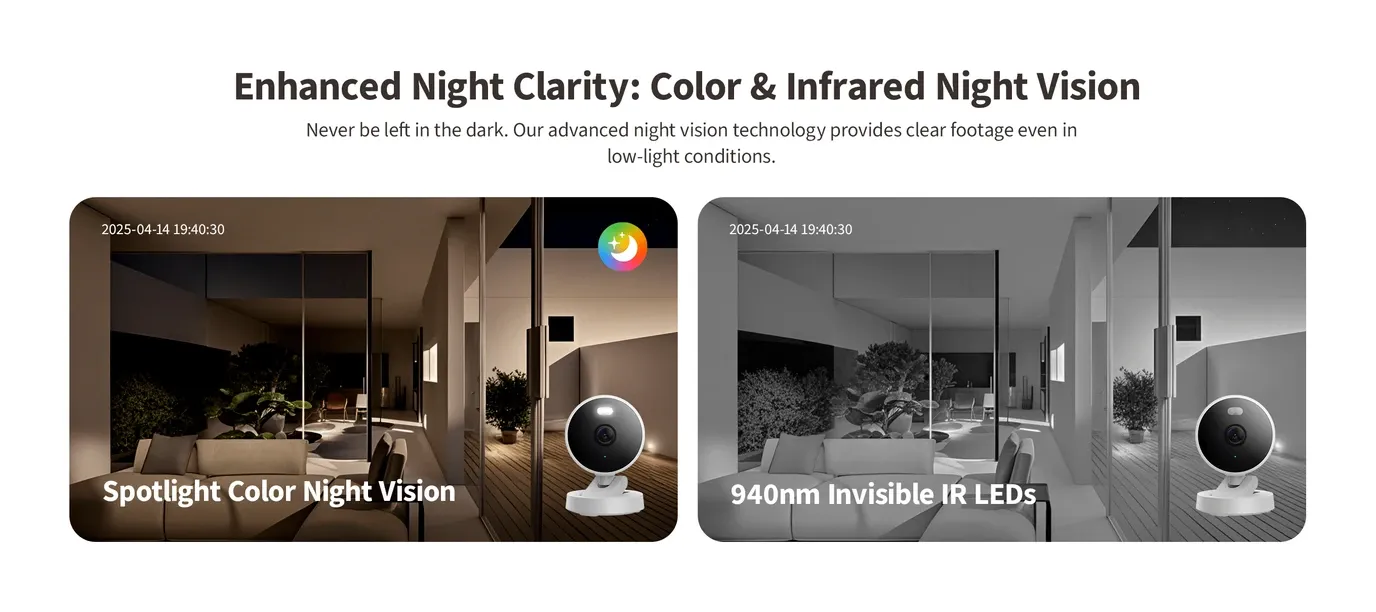 Aqara Camera G100 installed outdoors demonstrating IP65 weatherproof protection