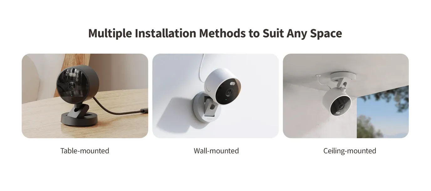 Aqara Camera G100 storage options showing microSD card and cloud backup
