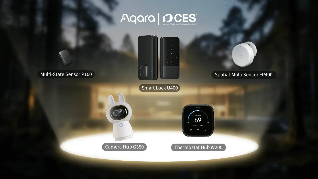 Aqara FP400 mmWave Presence Sensor at CES 2026
