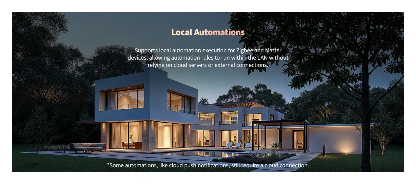 Aqara Hub M100 executing local automations without cloud dependency