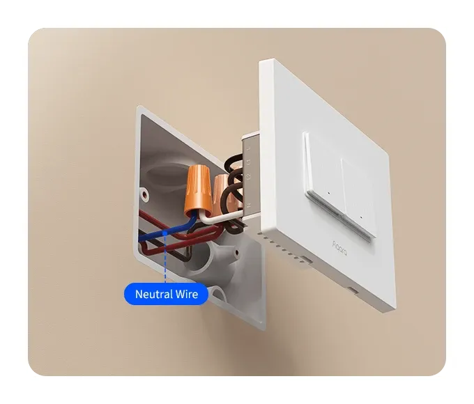 2-in-1 neutral wire design supporting both neutral and no-neutral installations