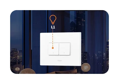 Three Light Switch H2 variants showing 2/1, 2/2, and 4/3 button/channel configurations