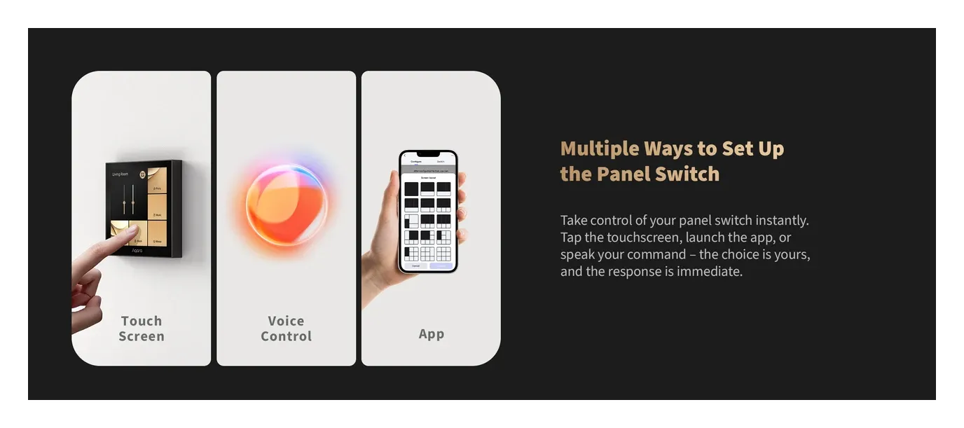 Aqara S100 smart control panel