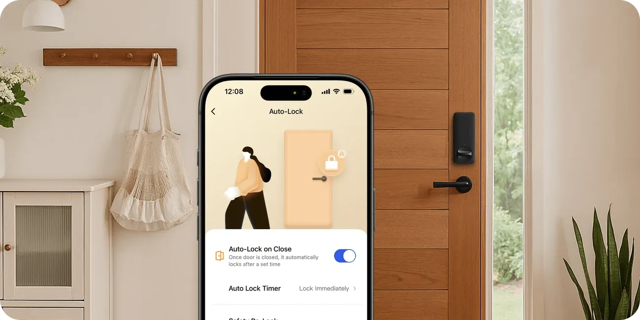 Aqara U400 app-controlled features