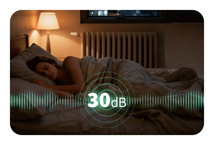 Ultra quiet operation