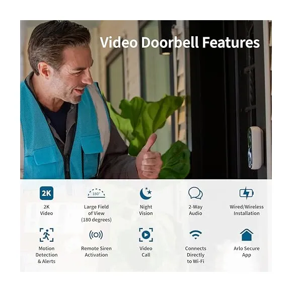 Arlo doorbell comprehensive features and specifications