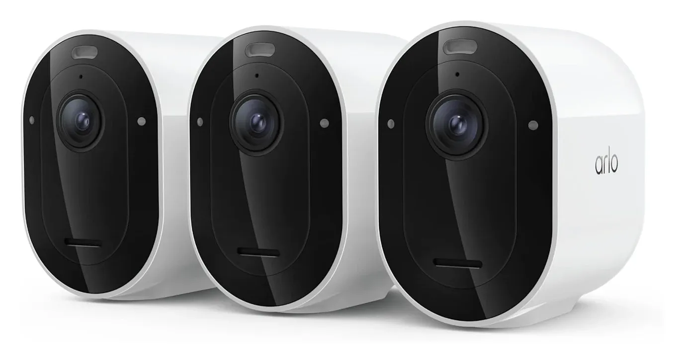 Arlo Pro 6 advanced home security camera white background