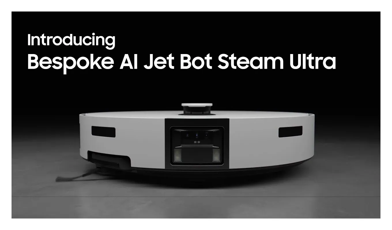 Samsung Bespoke AI Jet Bot Steam Ultra official introduction video thumbnail