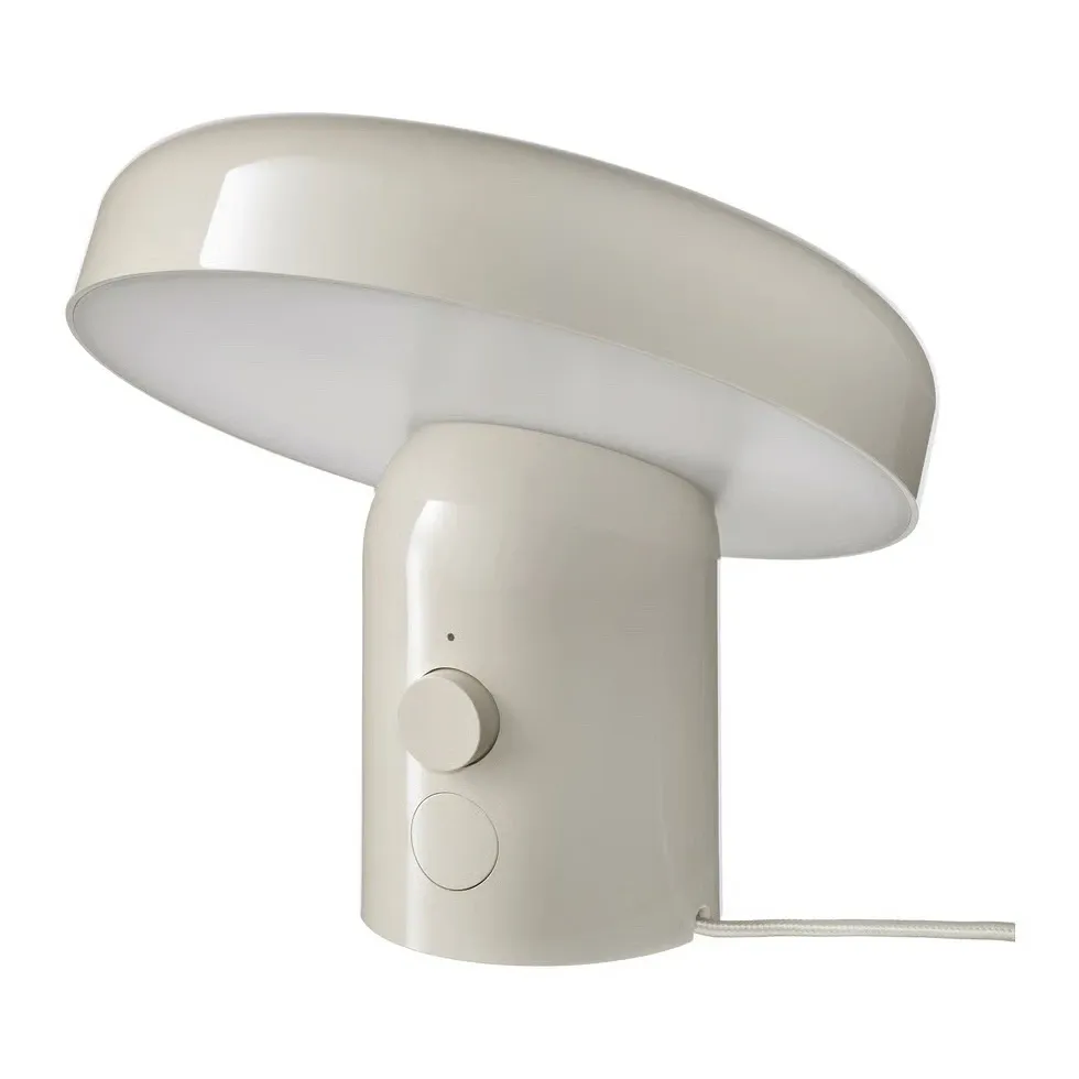 IKEA BLOMPRAKT Bluetooth Speaker Lamp - bedside view