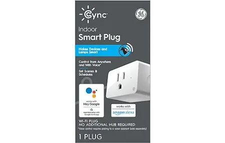 Cync Smart Indoor Plug: Wi-Fi App and Voice Control