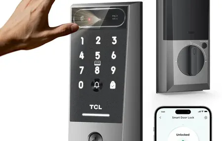 TCL D2L Fingerprint Lever Lock - Smart Grip-to-Unlock