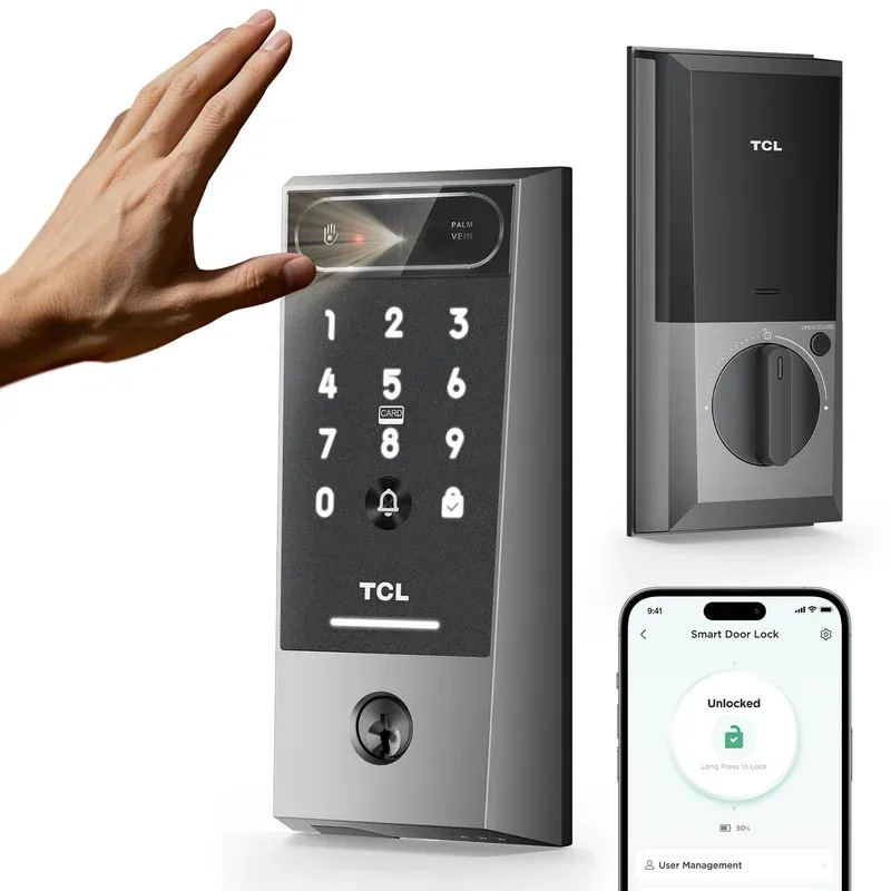 TCL D2L Fingerprint Lever Lock - Secure Biometric Entry
