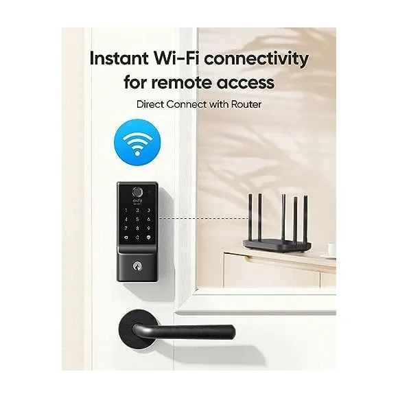 Eufy C220 smart lock components and included accessories