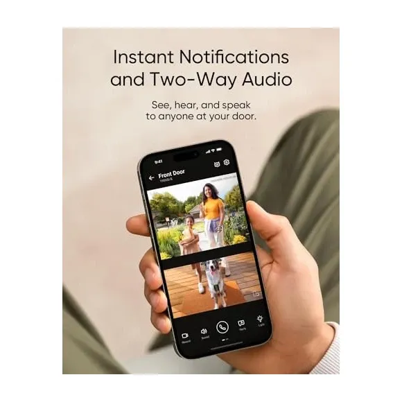 Eufy E340 key features including 2K resolution and AI detection