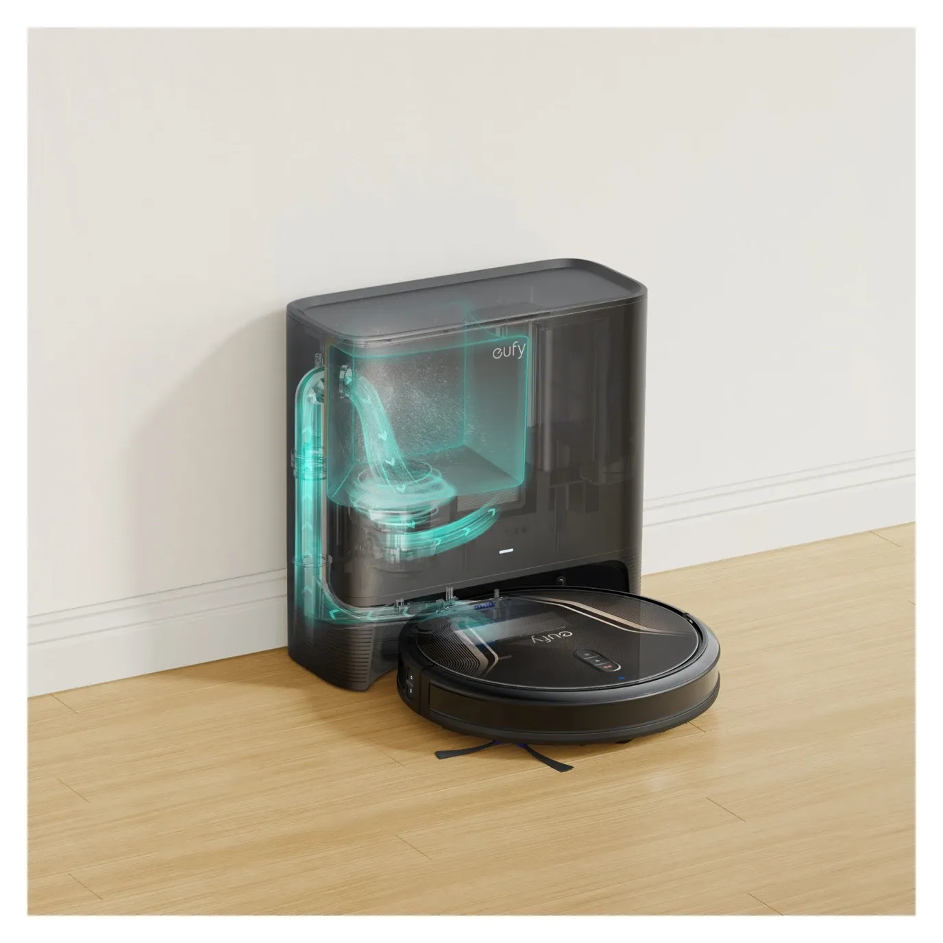 Eufy RoboVac G40 systematic row-based navigation path