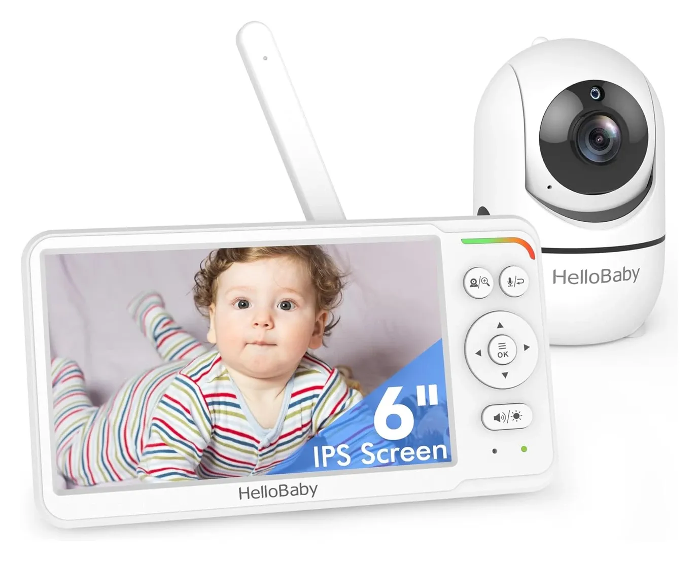 Eufy SpaceView Baby Monitor screen interface close-up