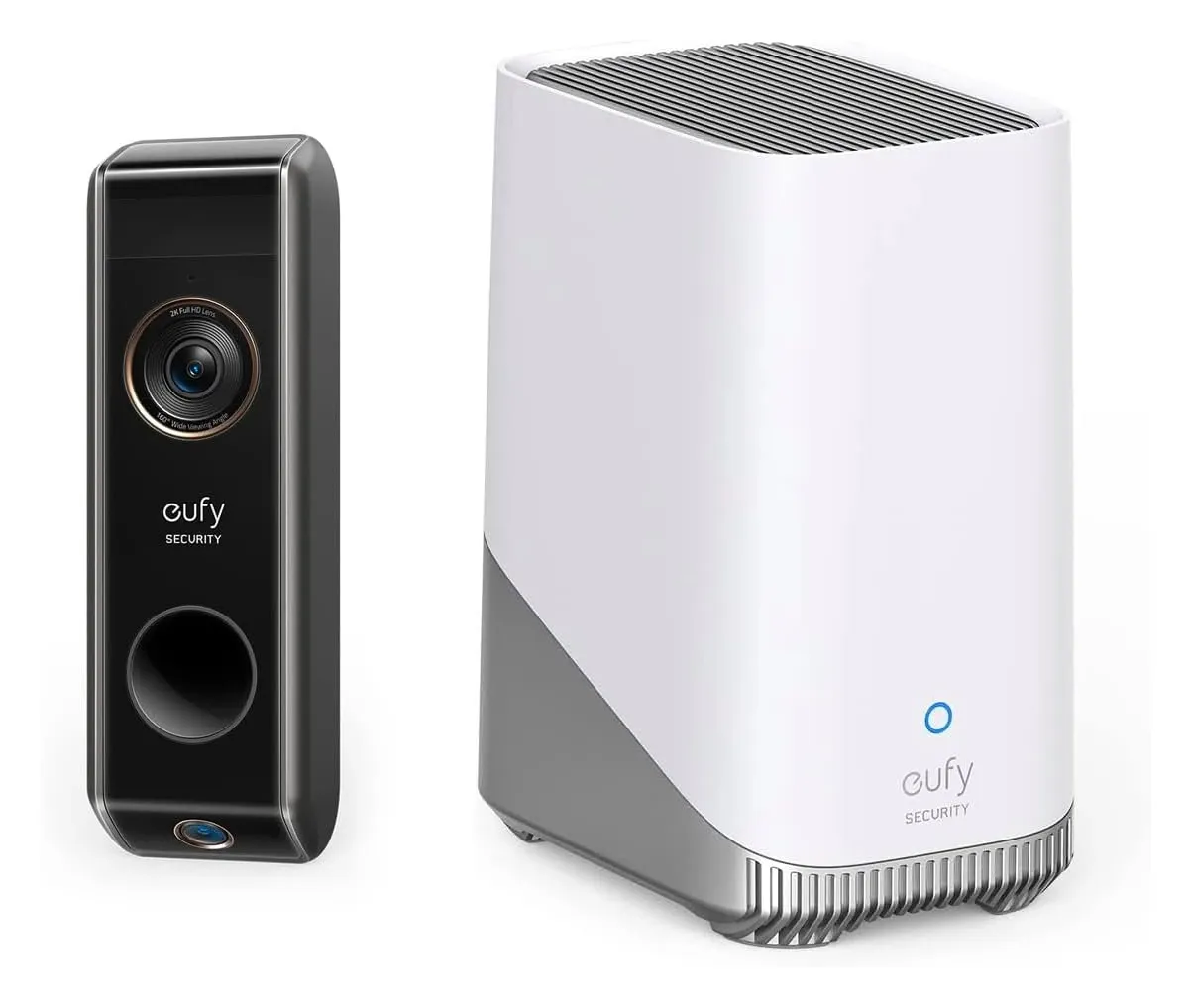 Eufy Security Video Doorbell Dual featured white background showing sleek design