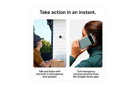 Google Nest Cam Battery - 1080p Smart Home Security Camera