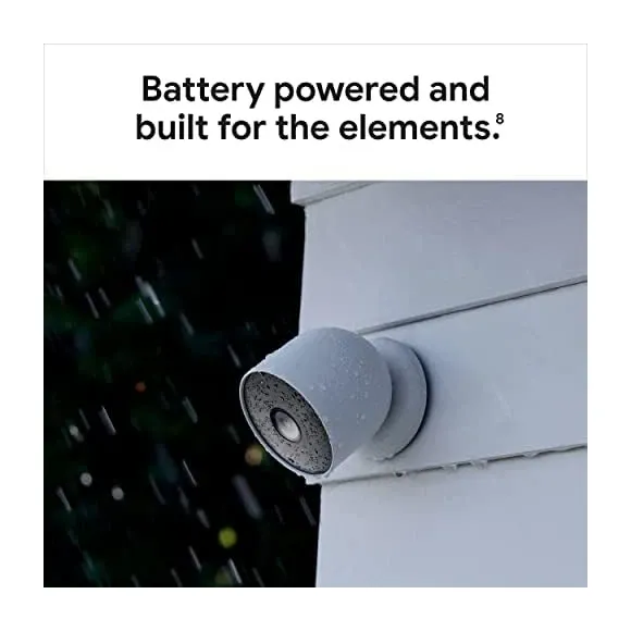 Google Nest Cam Battery mounting setup with bracket