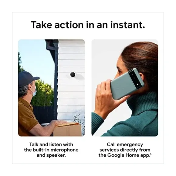 Google Nest Cam Battery night vision capabilities