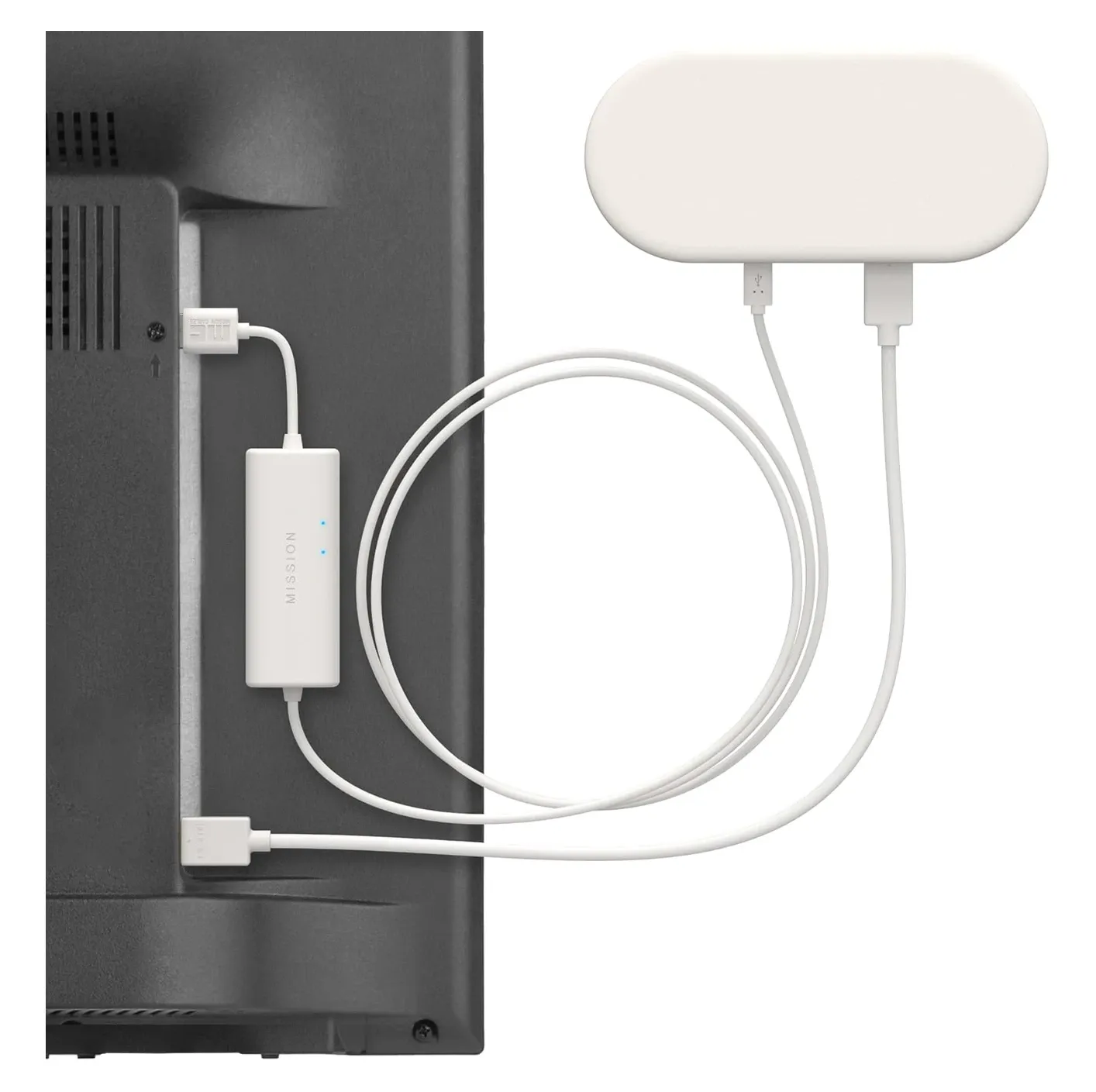 Google TV Streamer at an Angle