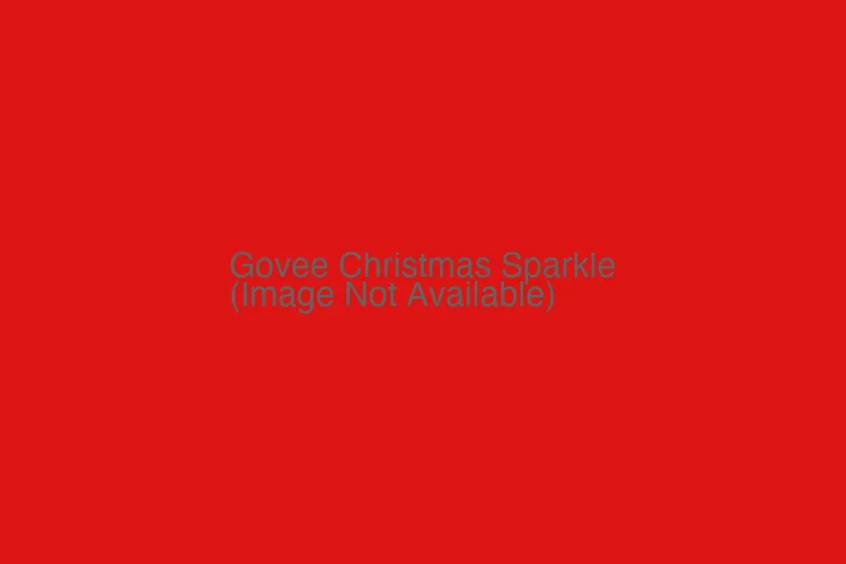Govee Christmas Sparkle String Lights Tree Display