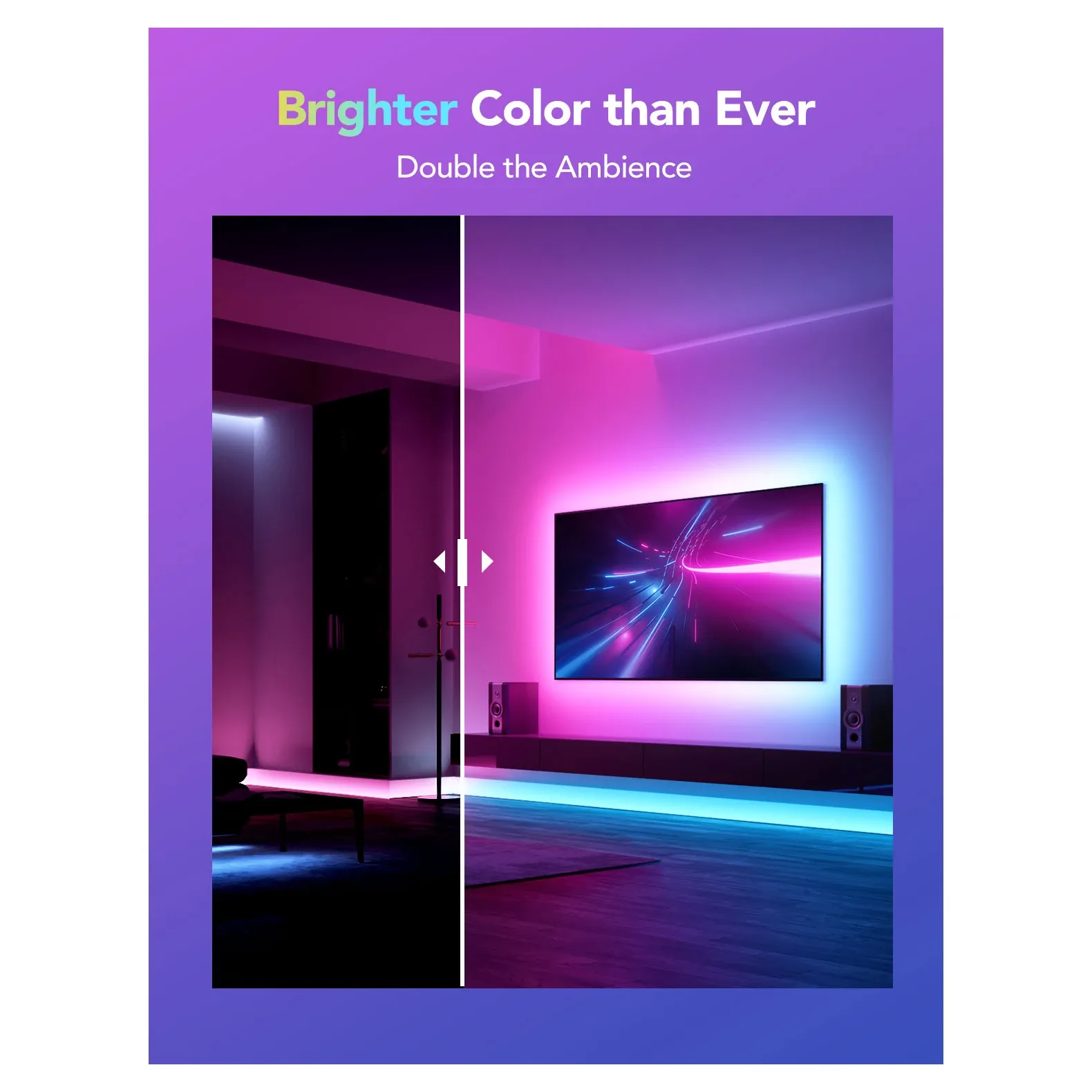 Govee LED Strip M1 installation tips showing proper routing and surface adhesion technique