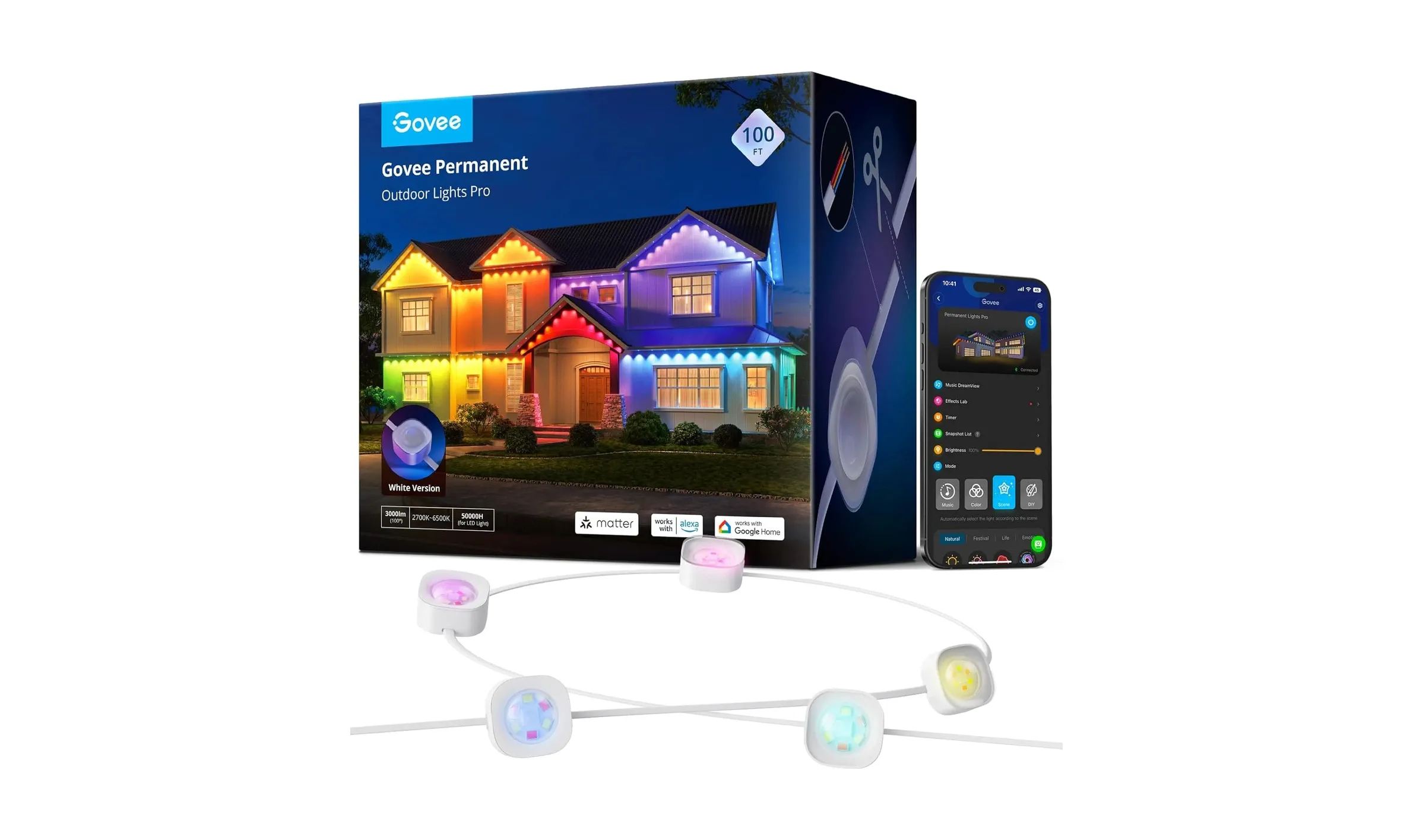 Govee RGBIC LED Permanent Outdoor Lights - Smart Lighting