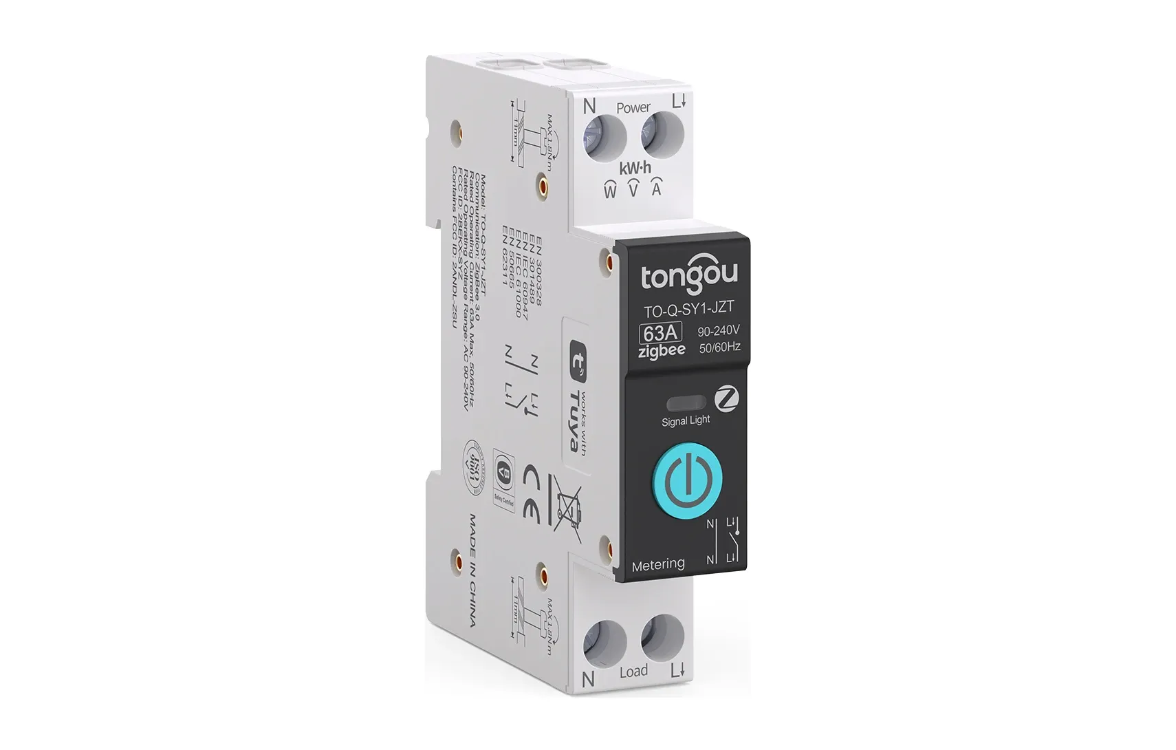 TONGOU Smart Circuit Breaker TO-Q-SY1-JZT - ZigBee DIN