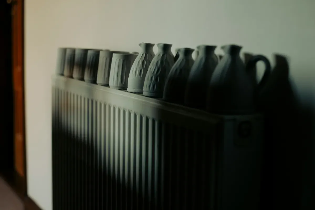 A radiator in a room that a sensor would treat as its own zone