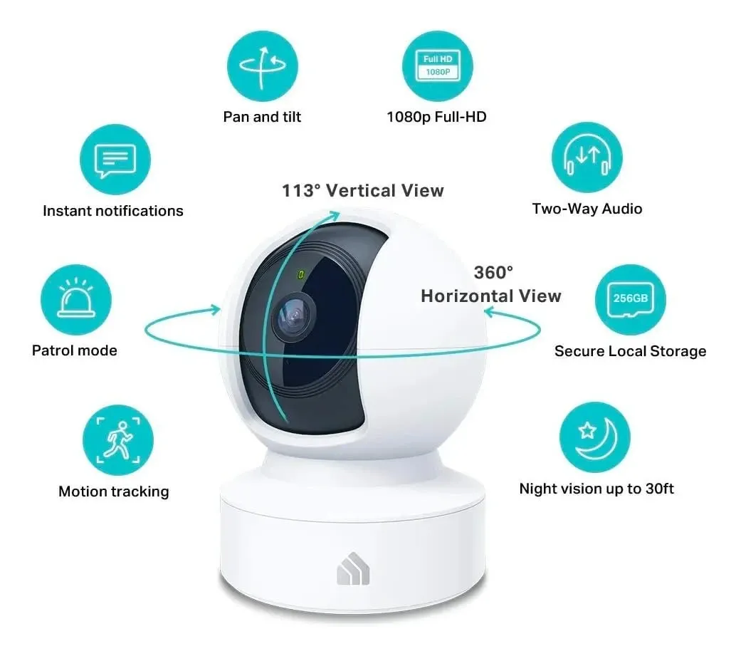 Kasa EC70 smartphone app control interface