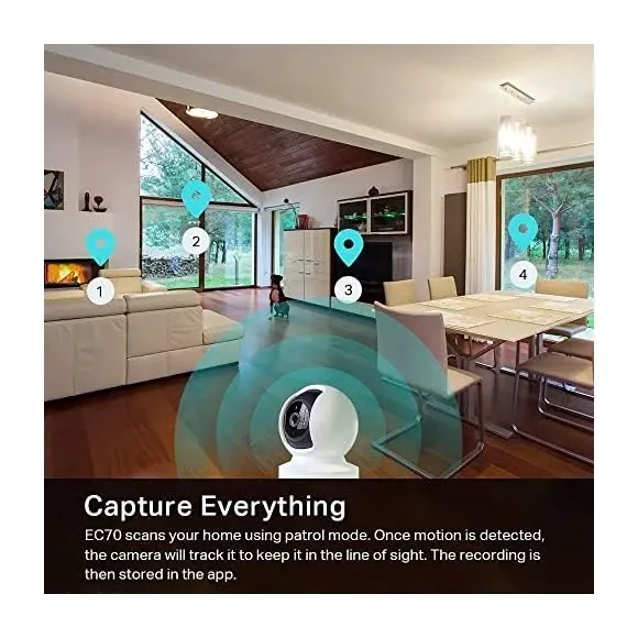 Kasa EC70 camera features and capabilities