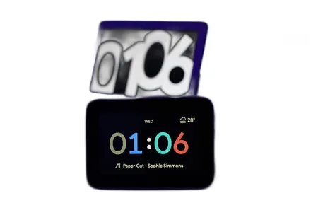 Lenovo Smart Clock Google Assistant Bedside Display