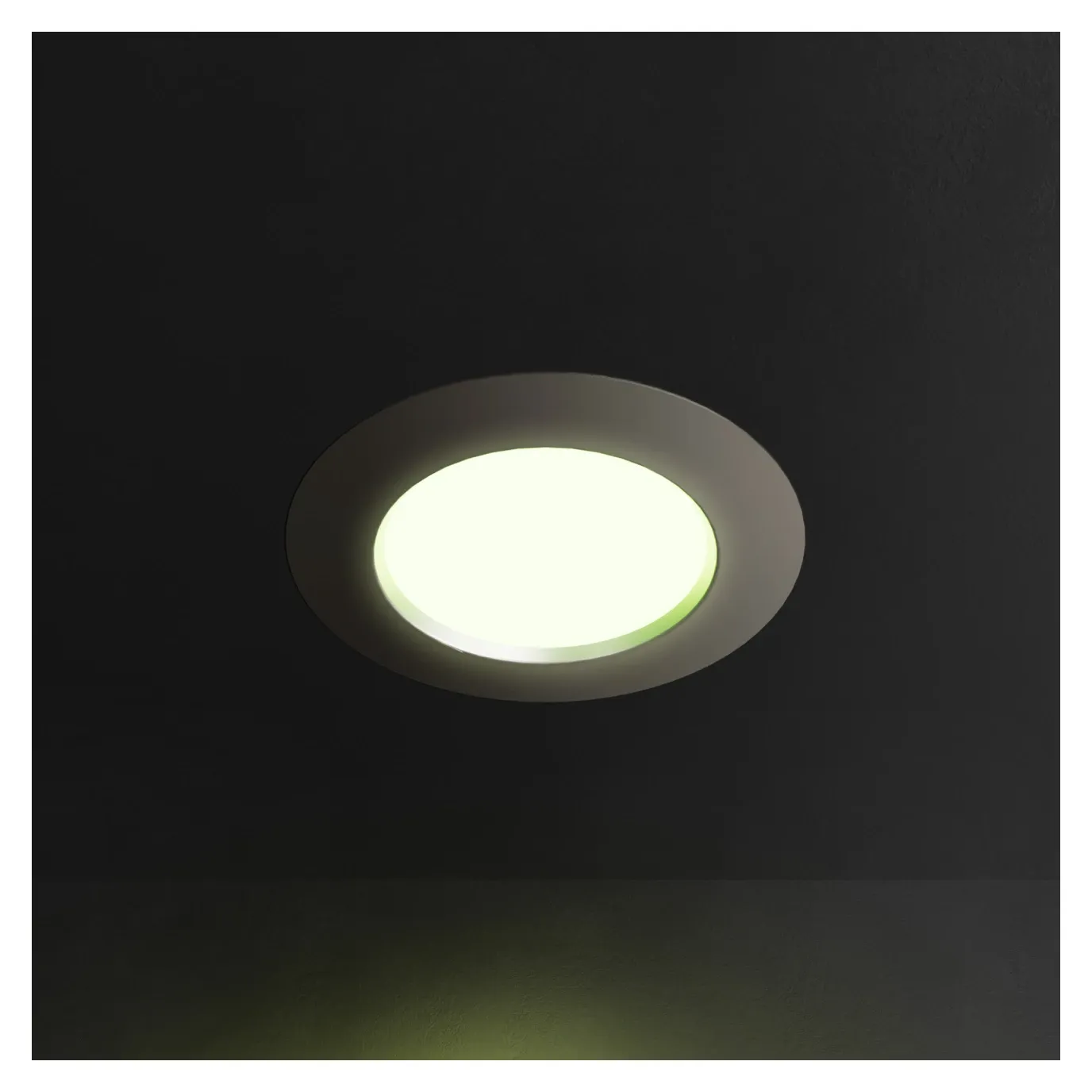 LIFX smart downlight illuminated