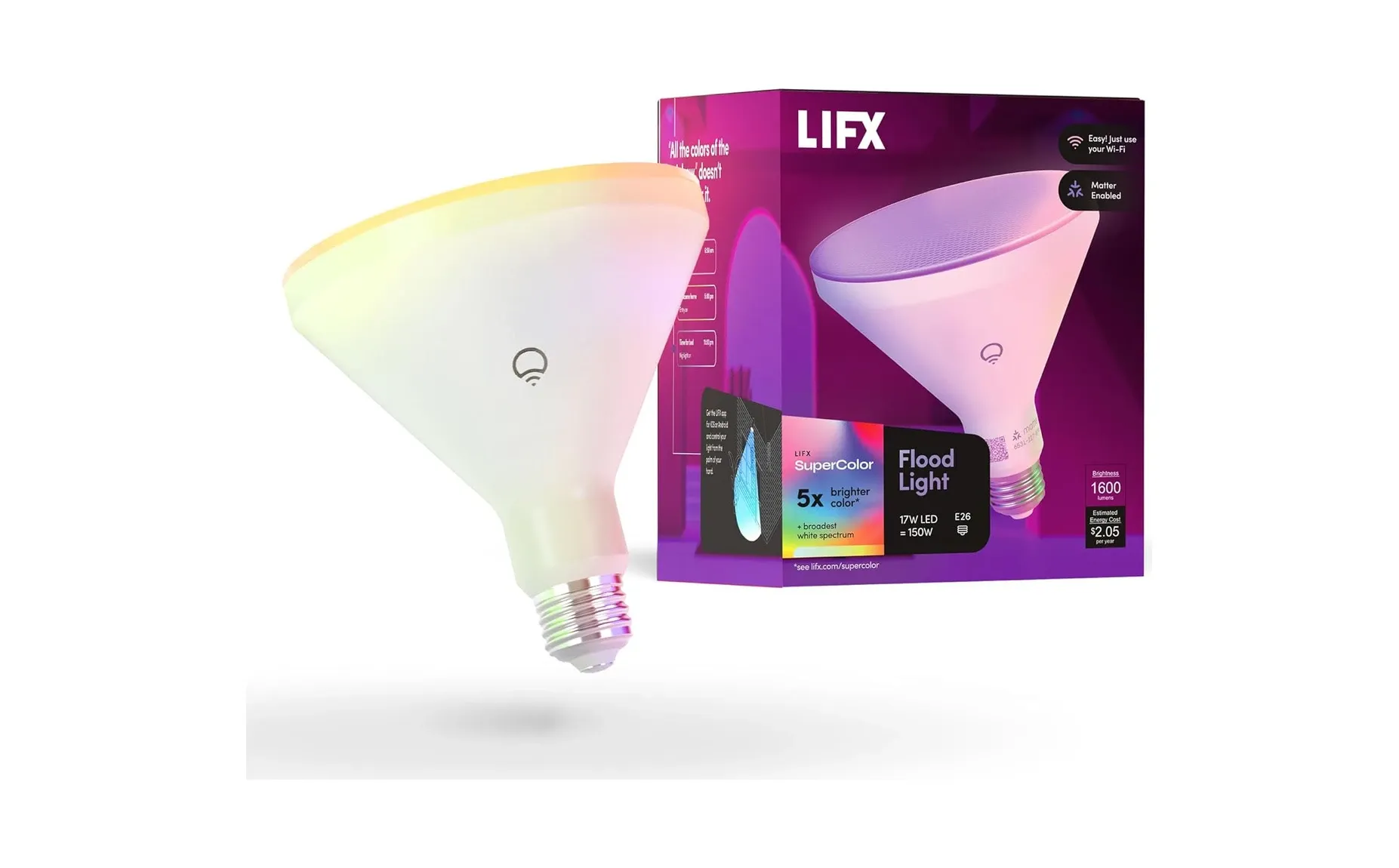 LIFX Outdoor PAR38 Smart Bulb - Transform Garden Bulbs