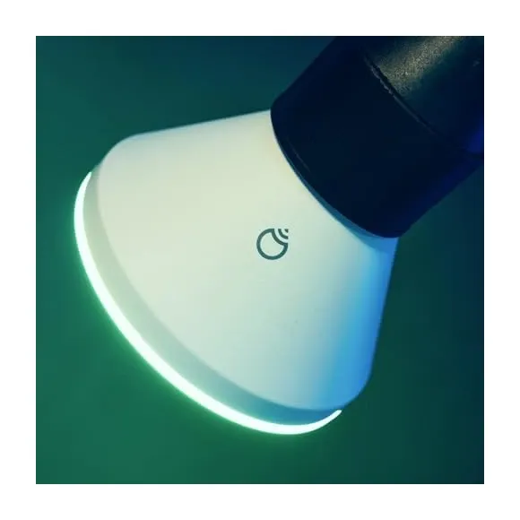 LIFX PAR38 installed in socket showing proper positioning and beam