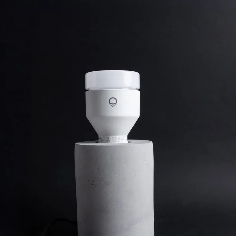 LIFX SuperColor A21 bulb hero shot showing the E26 screw base and full glass envelope design